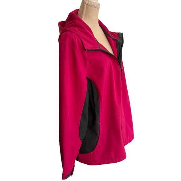 Free Tech 2X 18-20 Rain/Fall Coat Lightweight, Pink and Gray Trim New Condition - Picture 5 of 7